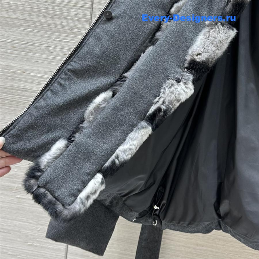 L0r0 P1ana hooded wool and cashmere down jacket