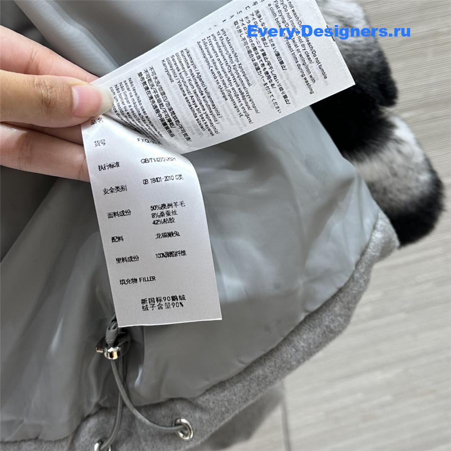 L0r0 P1ana hooded wool and cashmere down jacket