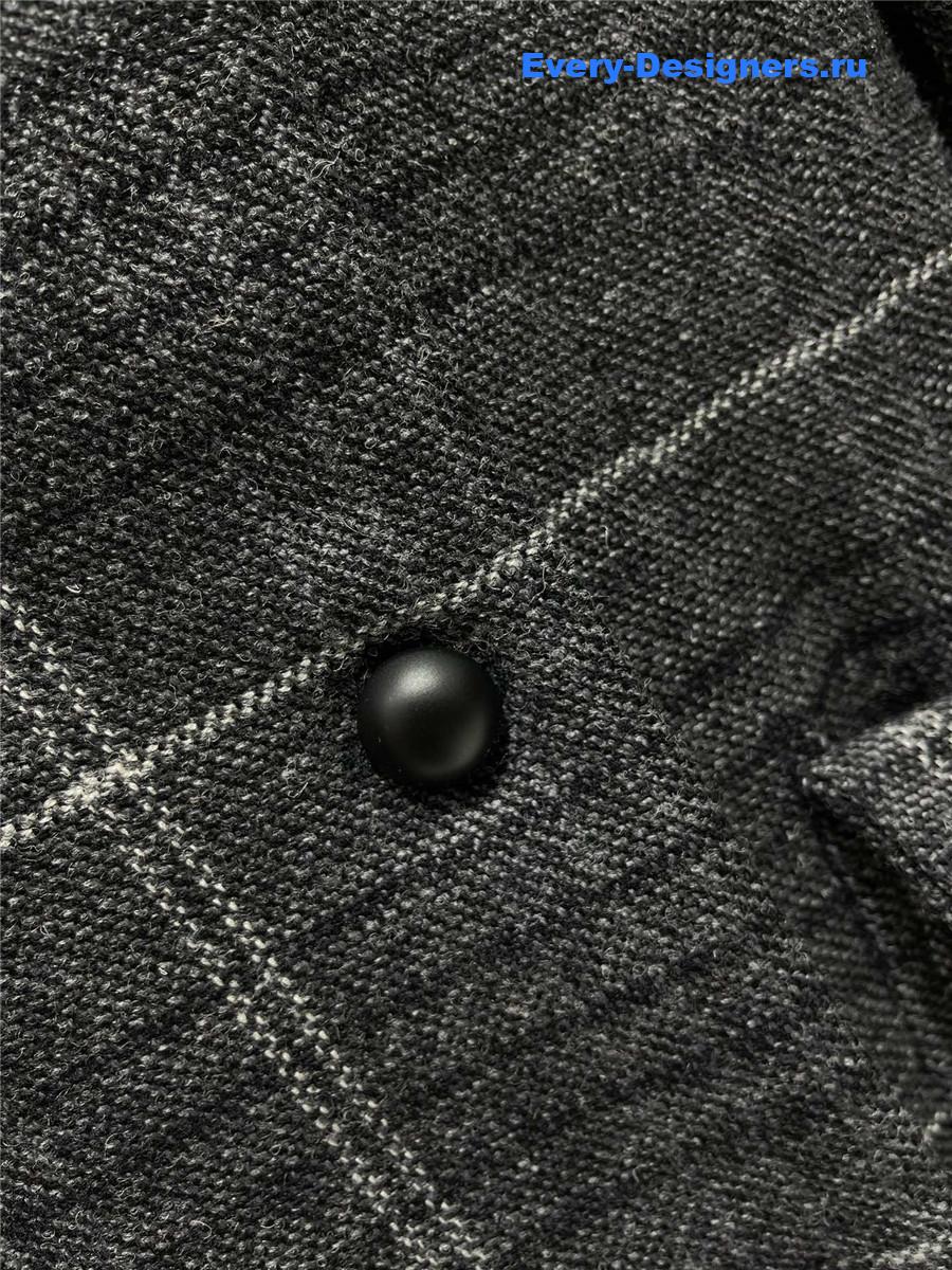 D10r slim-fit wool coat