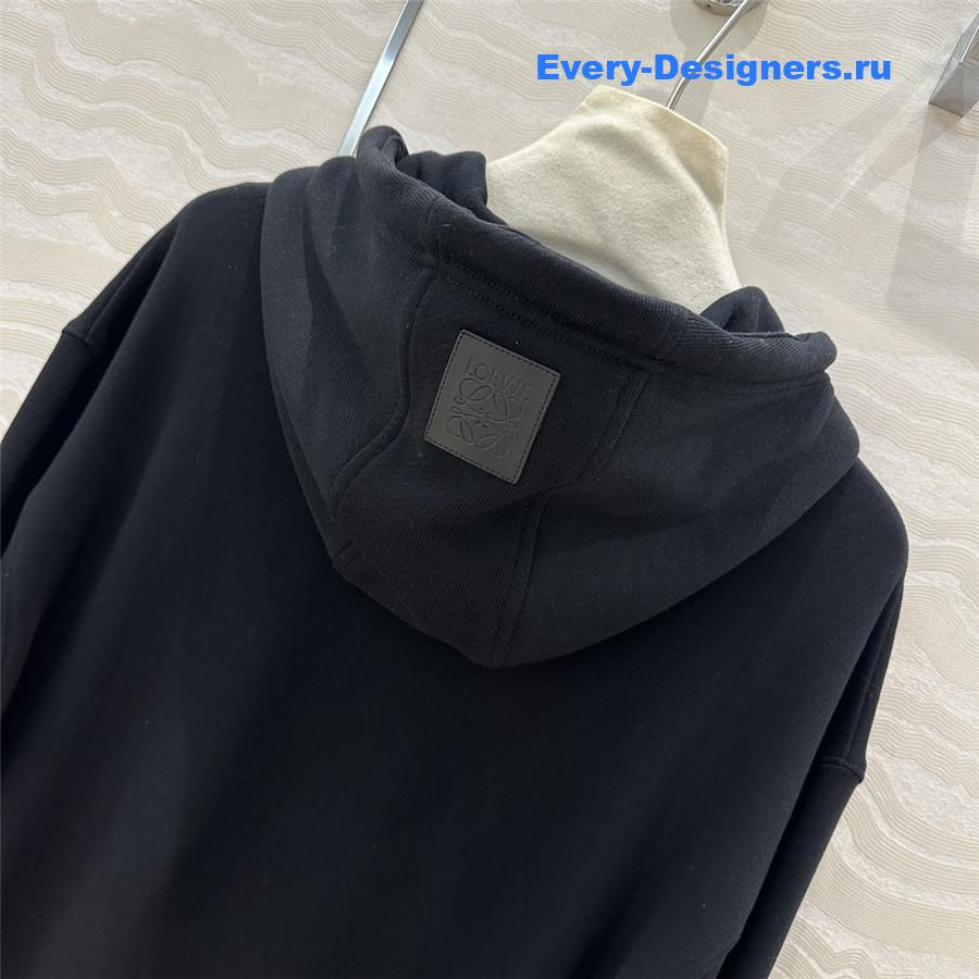 L0ew* flamenco hoodie in black