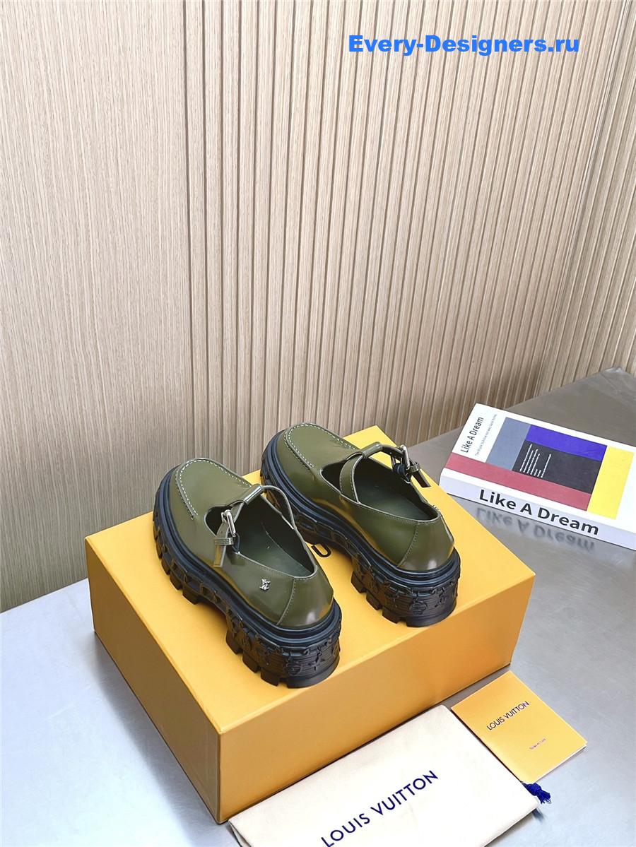 l0vis Vvtt0n lv record mary jane shoes green