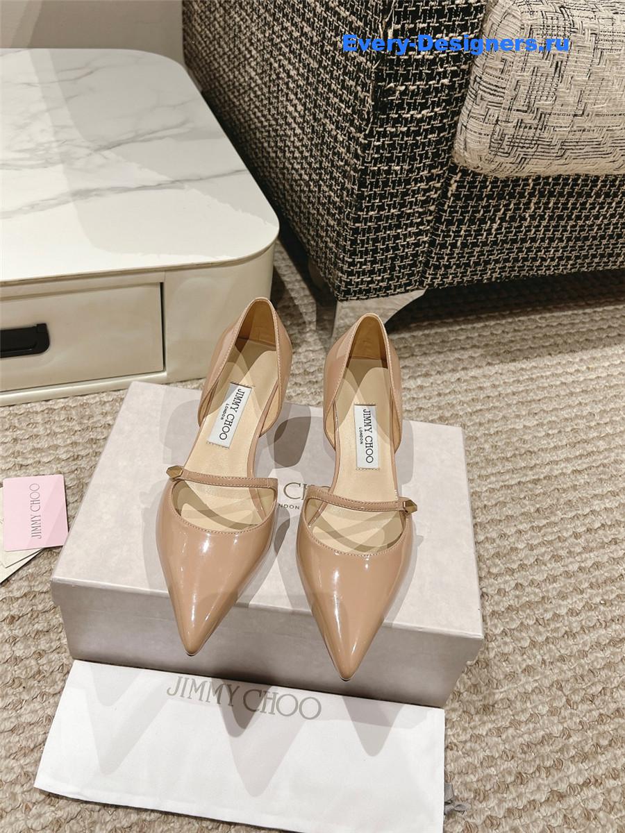 J1m*y Ch00 60mm carolyn pumps in nude