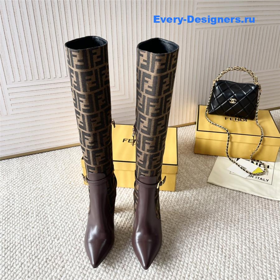 F**di delfina boots brown