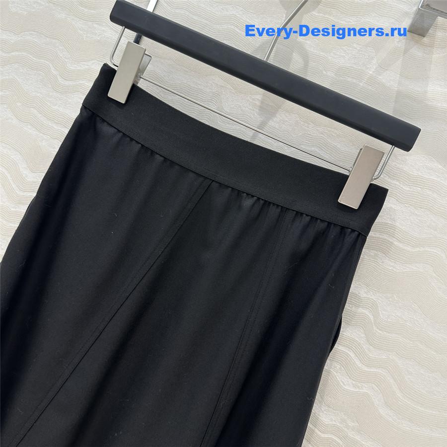 L0ew* relaxed wool midi skirt