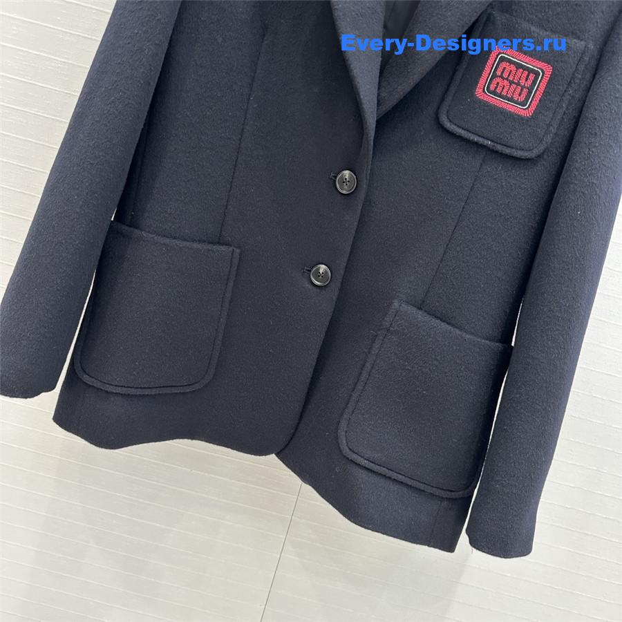 M1um1u college girl style woolen suit