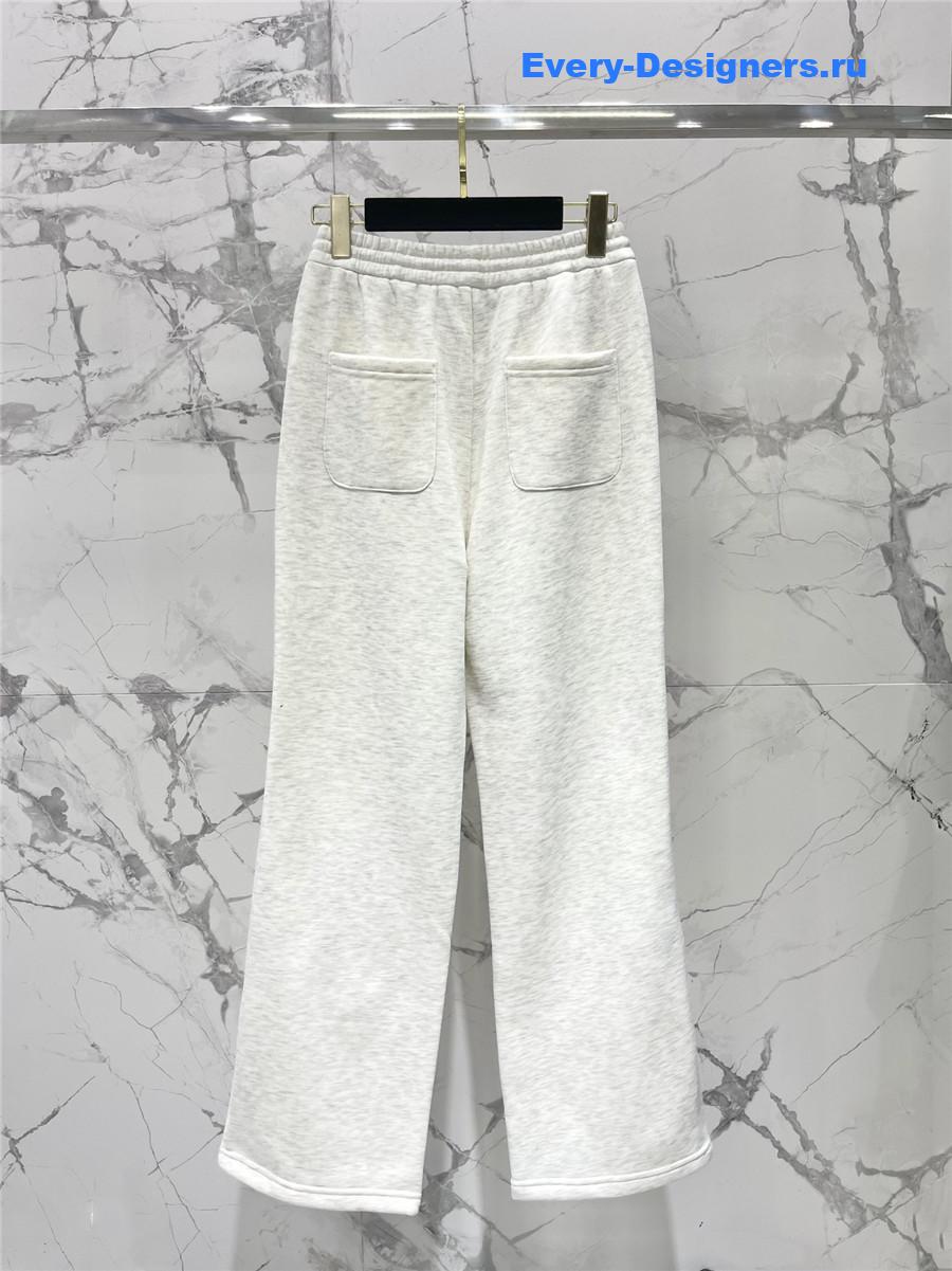 Ch**el straight fleece sweatpants