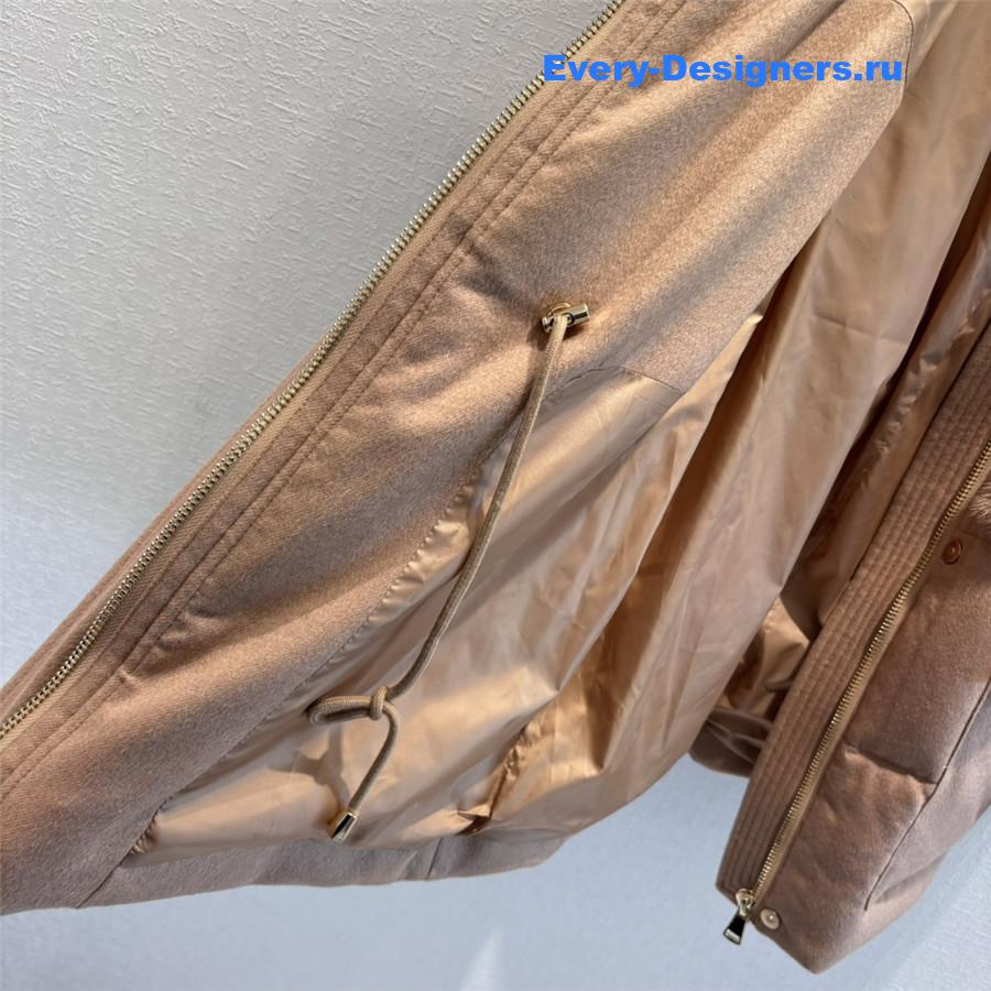 L0r0 P1ana mink stand collar down jacket