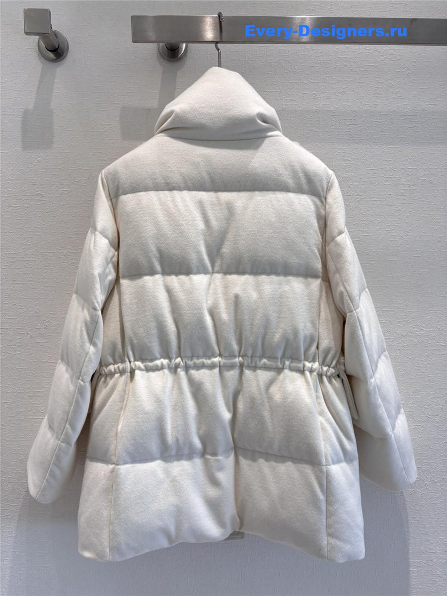 L0r0 P1ana mink stand collar down jacket