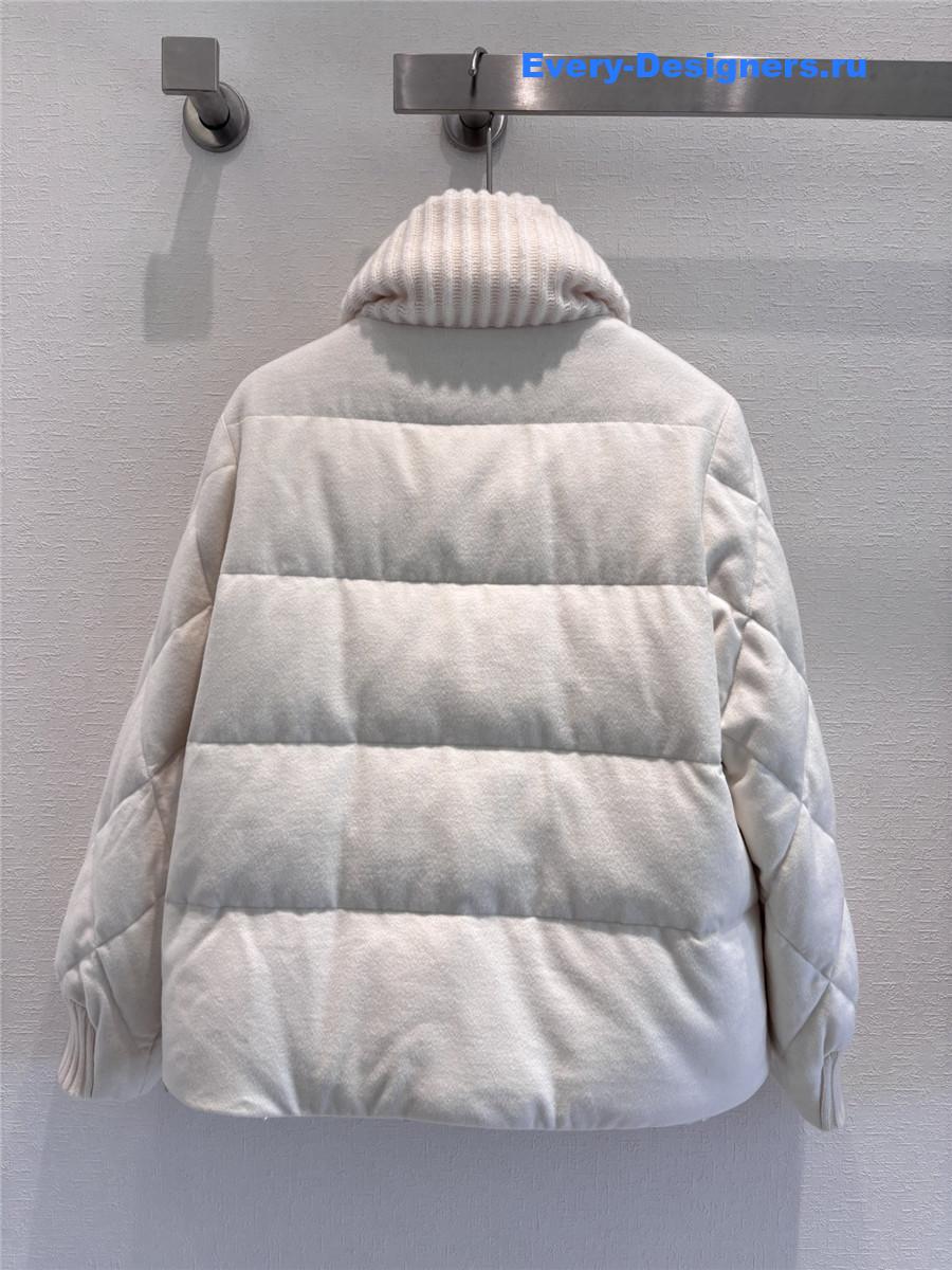 L0r0 P1ana mink stand collar down jacket