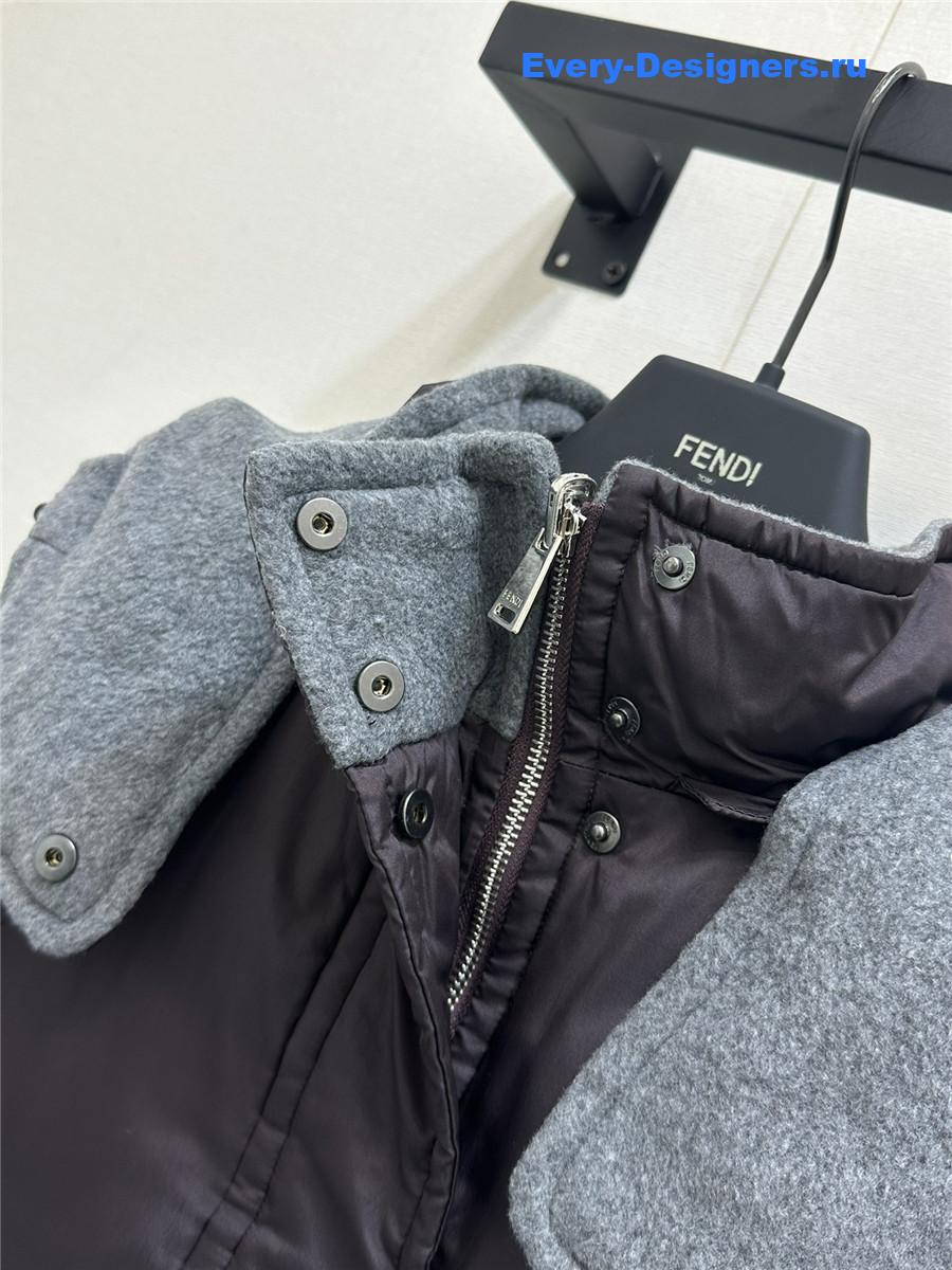 F**di classic fit down jacket