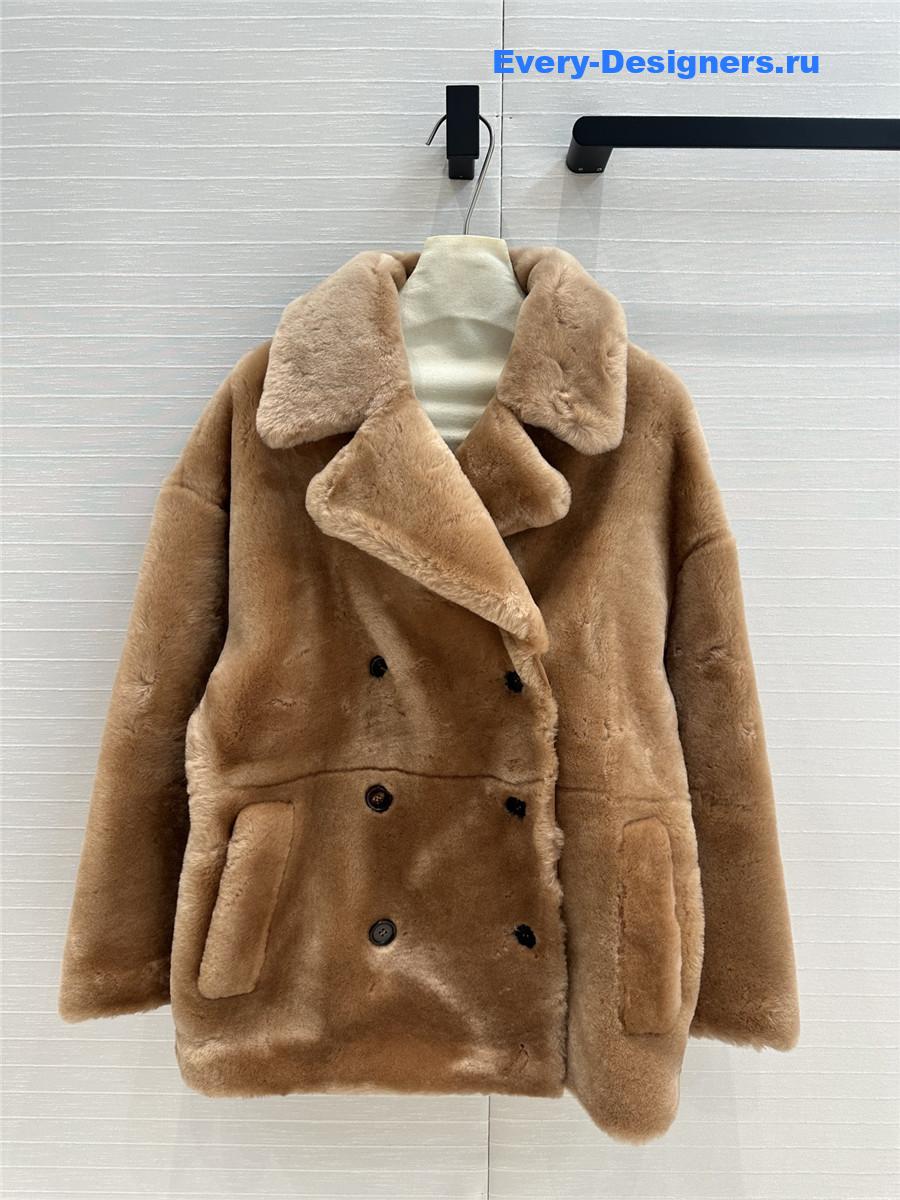 M1um1u short fur coat