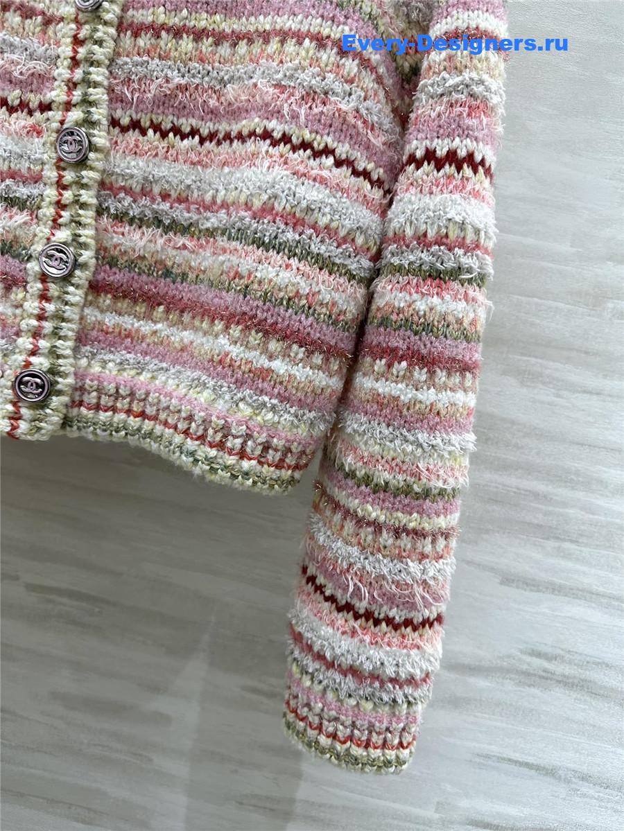 Ch**el colorful yarn cardigan jacket
