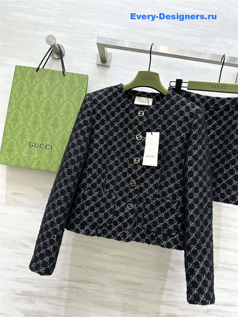 Gvc*1 woven tweed suit