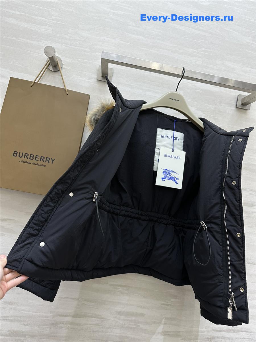 bv*b*rry D1am0nd quilted hooded jacket