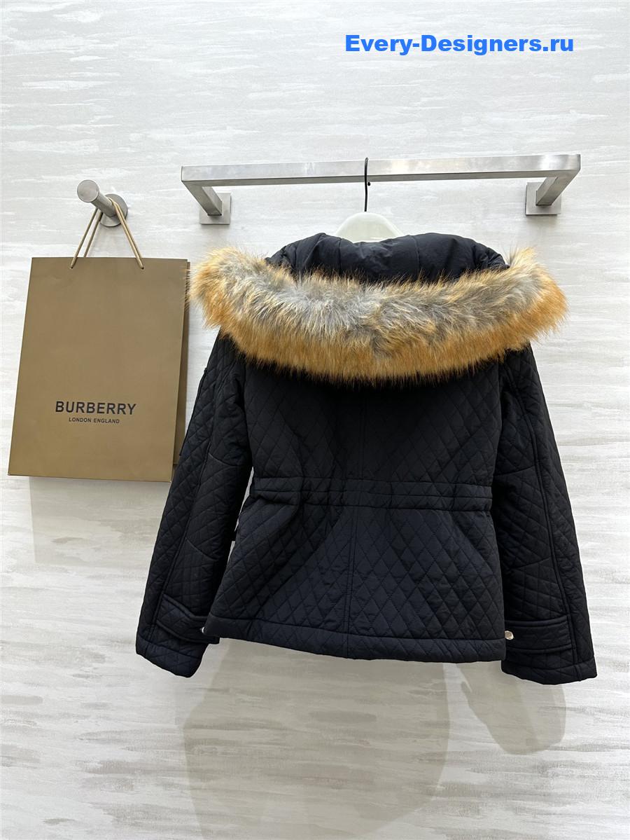 bv*b*rry D1am0nd quilted hooded jacket