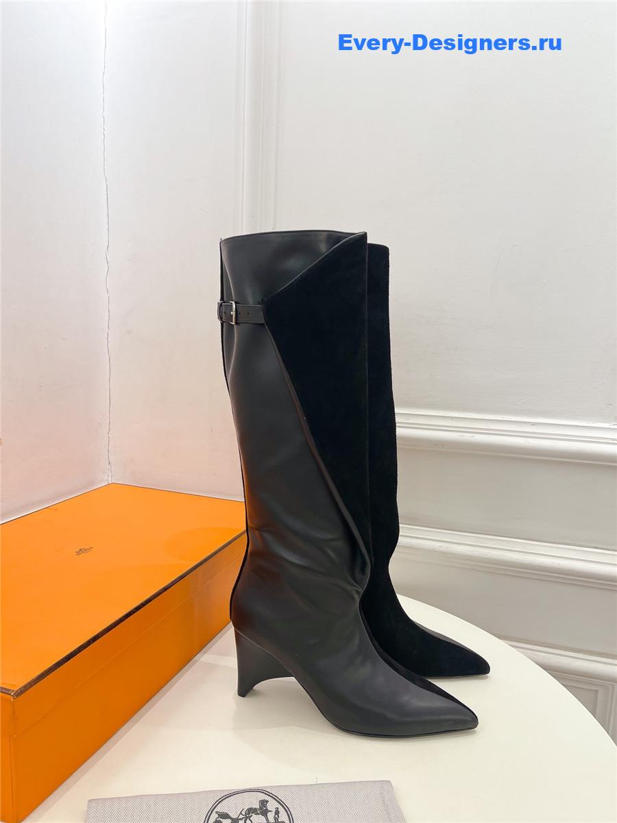 H**me5 suede hanae 85 long boots