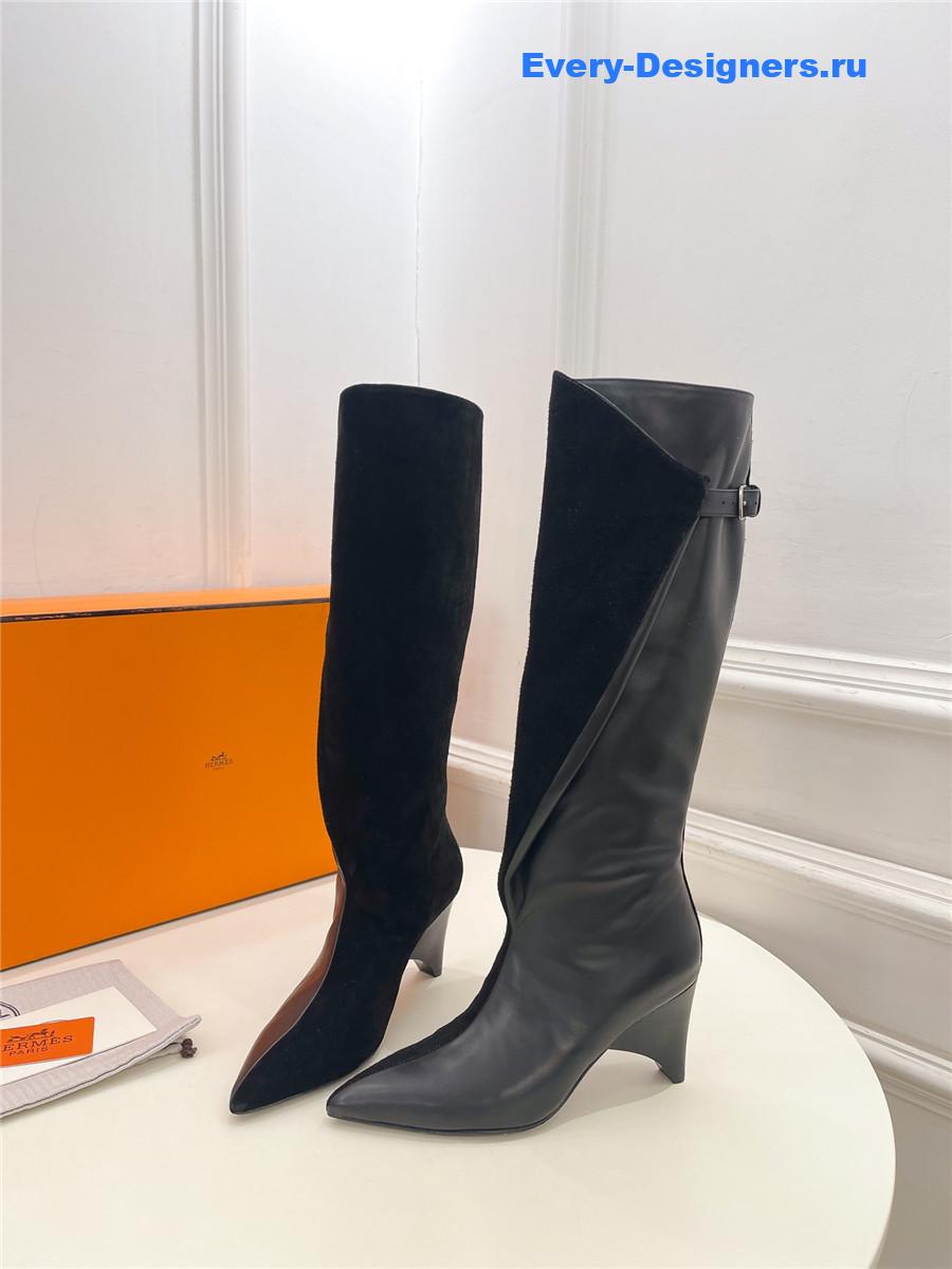 H**me5 suede hanae 85 long boots