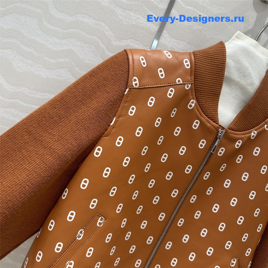 H**me5 leather jacket