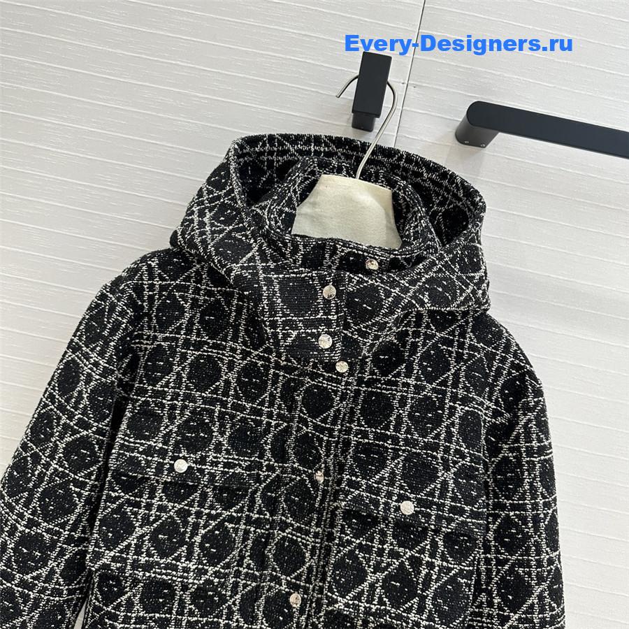 D10r tweed cropped jacket