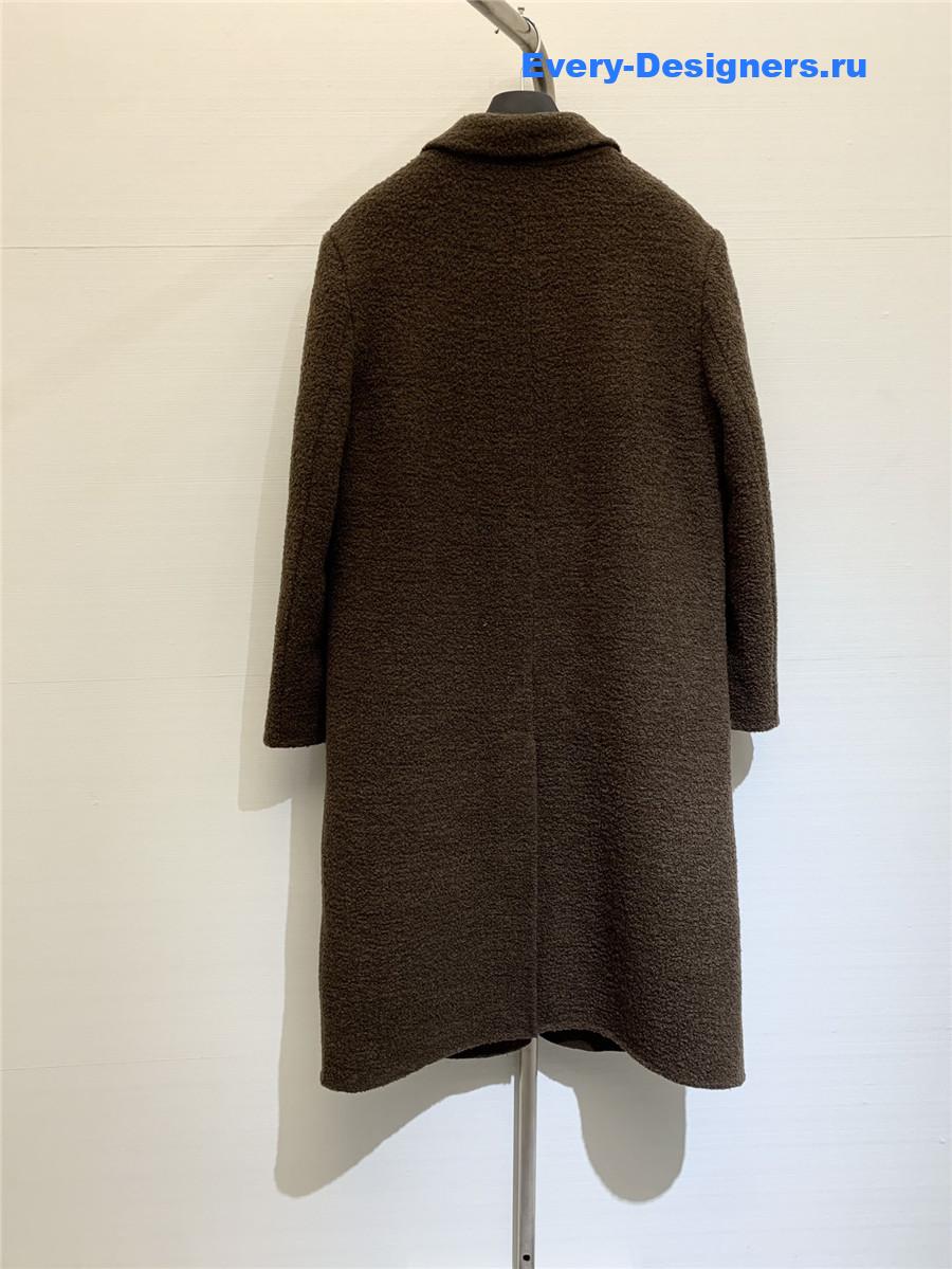 Ce1i*e bouclé coat