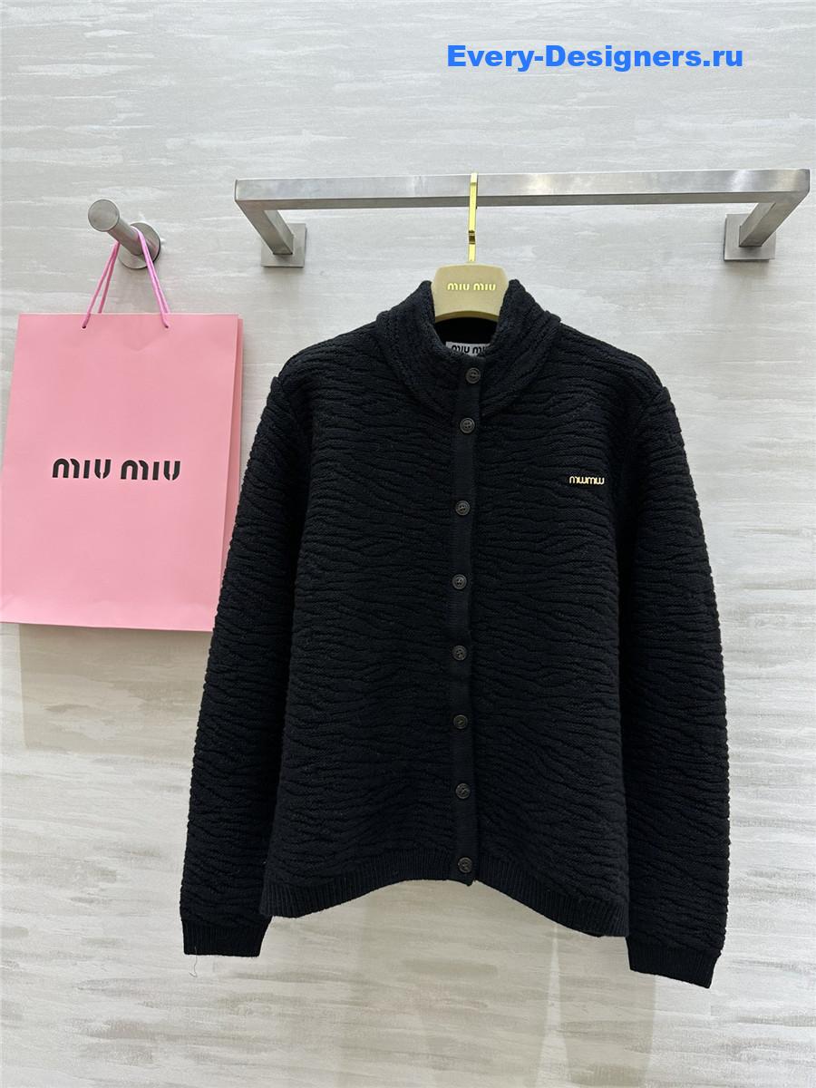 M1um1u wool cardigan jacket