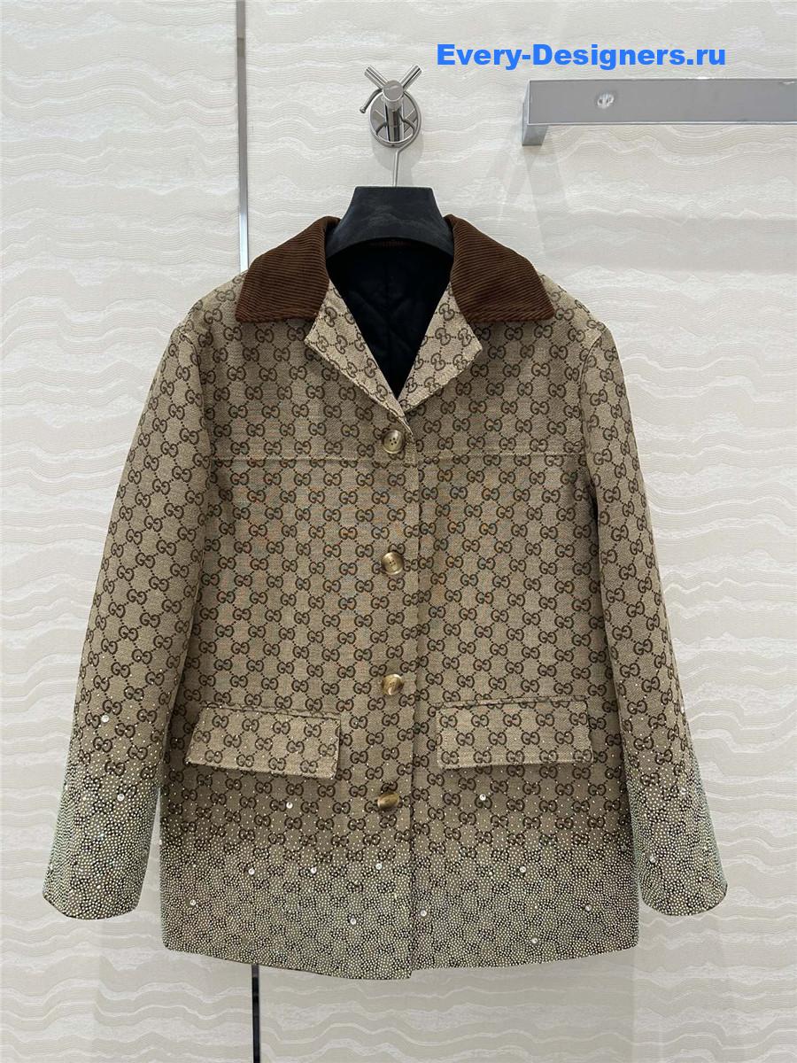 guCh**eli woven blazer