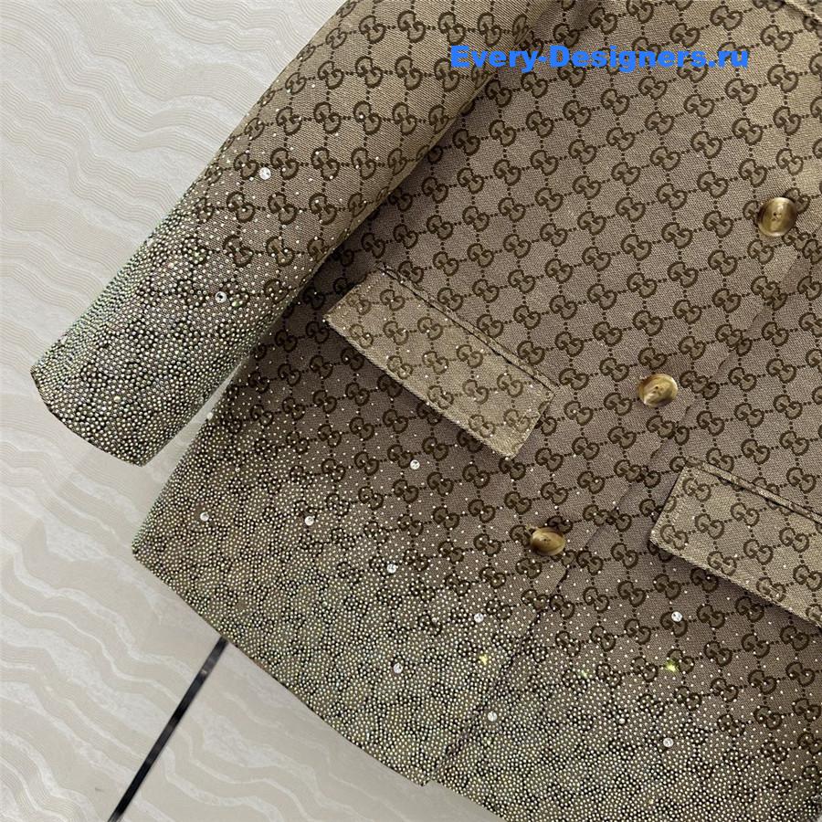 guCh**eli woven blazer