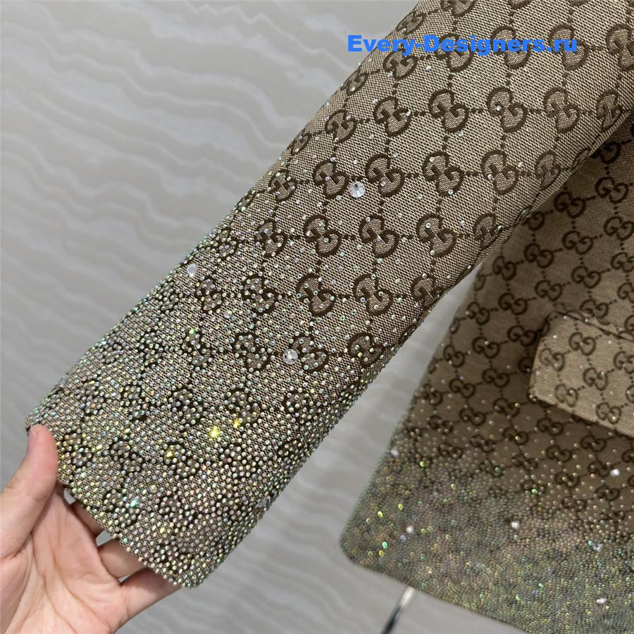 guCh**eli woven blazer