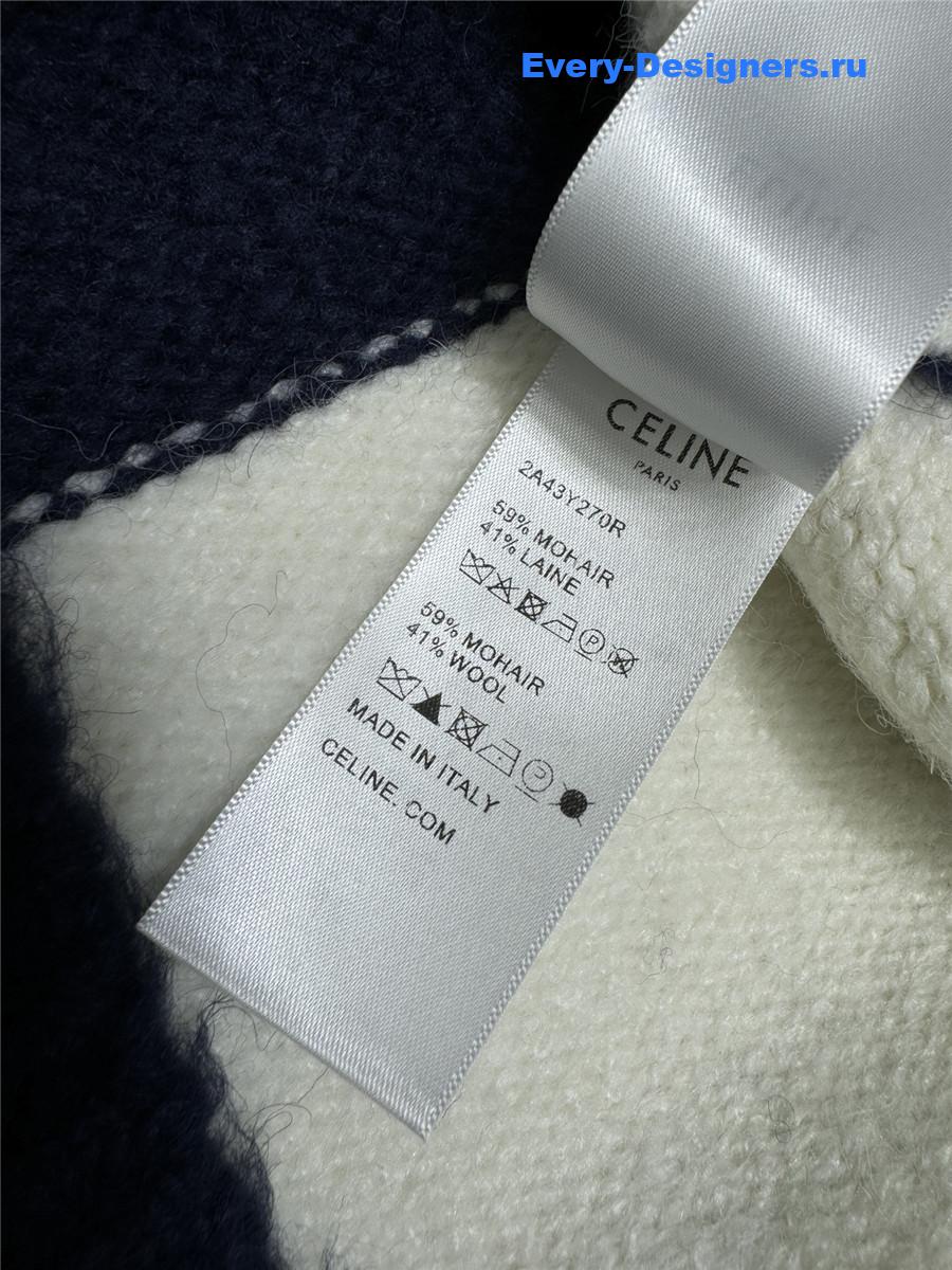 Ce1i*e chunky mohair wool sweater
