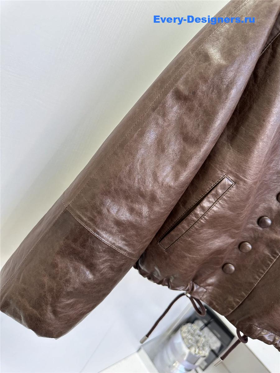 Acne studios sheepskin coat