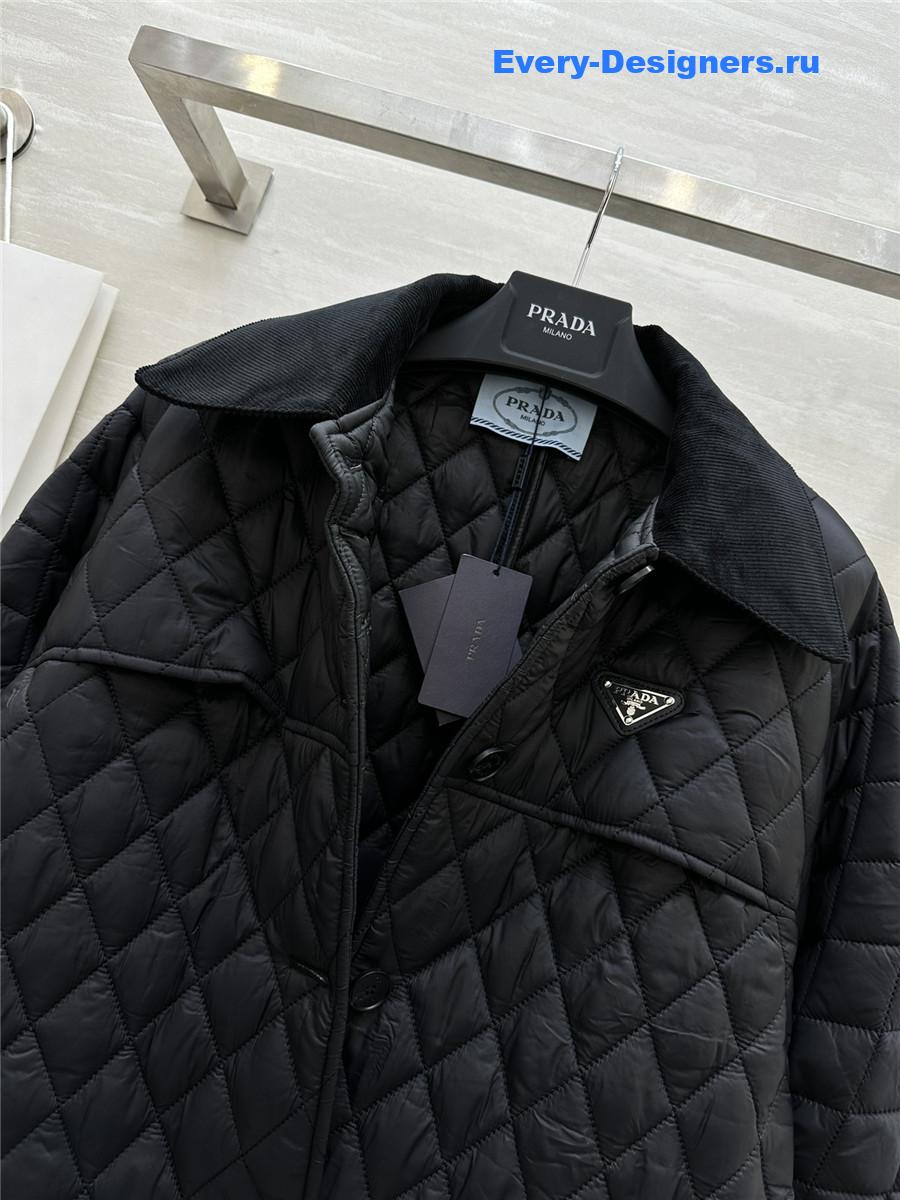 Pra*a long cotton coat