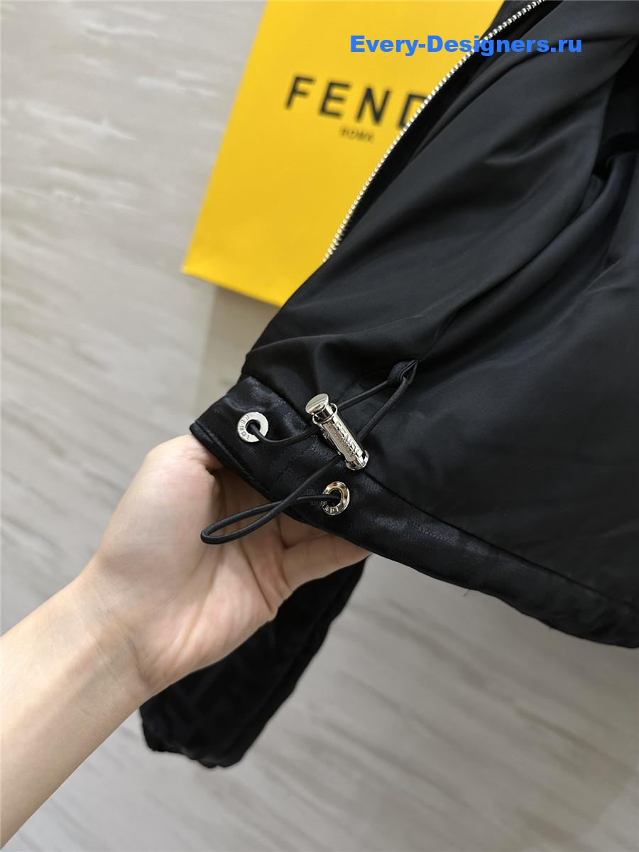 F**di quilted jacquard jacket