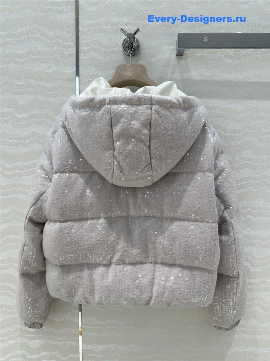 BC Sequined Bread Down Jacket