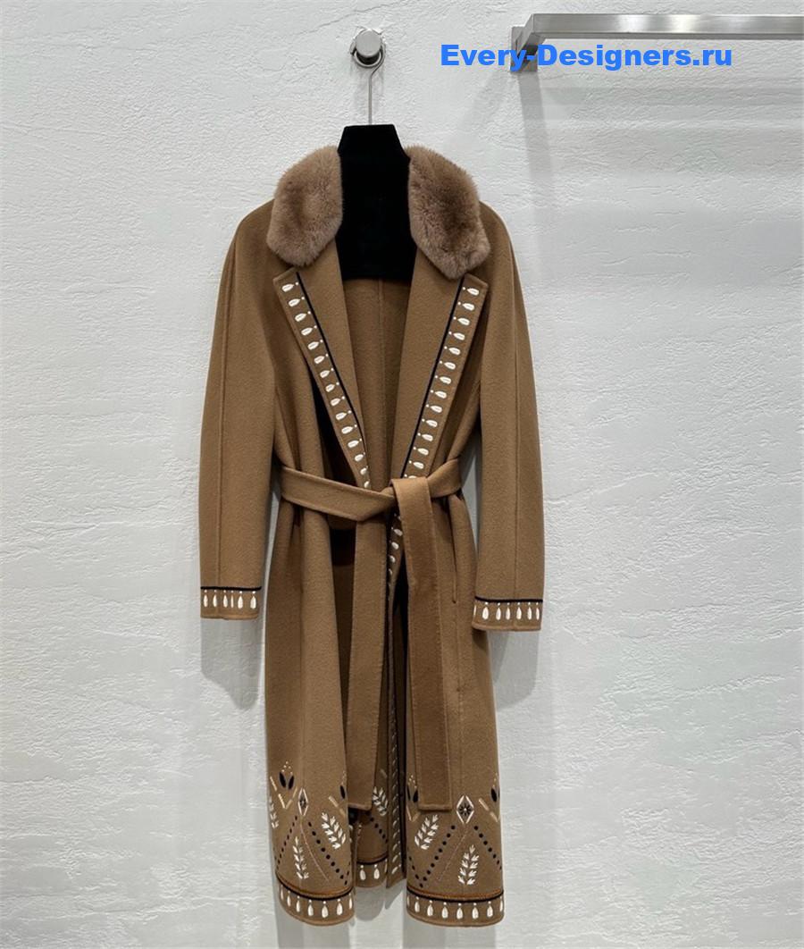 H**me5 long cashmere coat