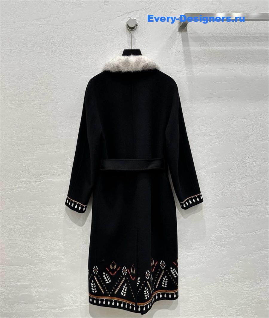 H**me5 long cashmere coat