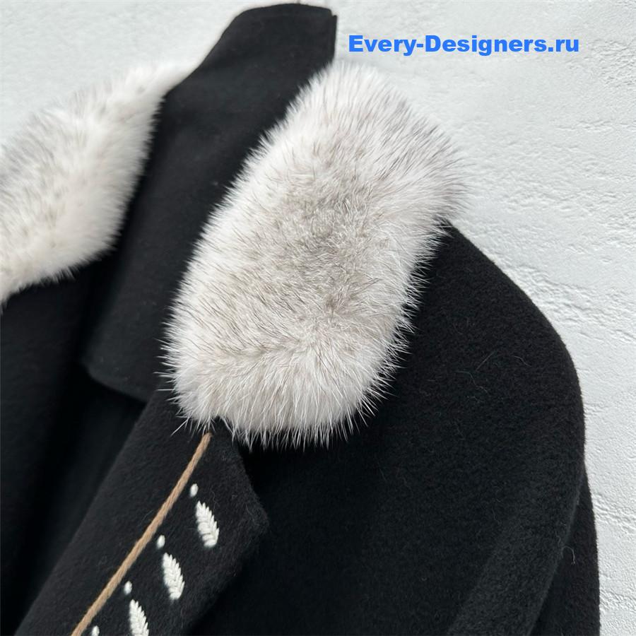 H**me5 long cashmere coat