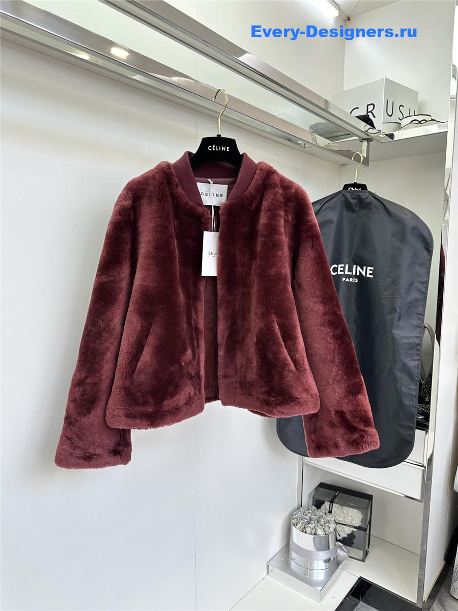Ce1i*e shearling coat