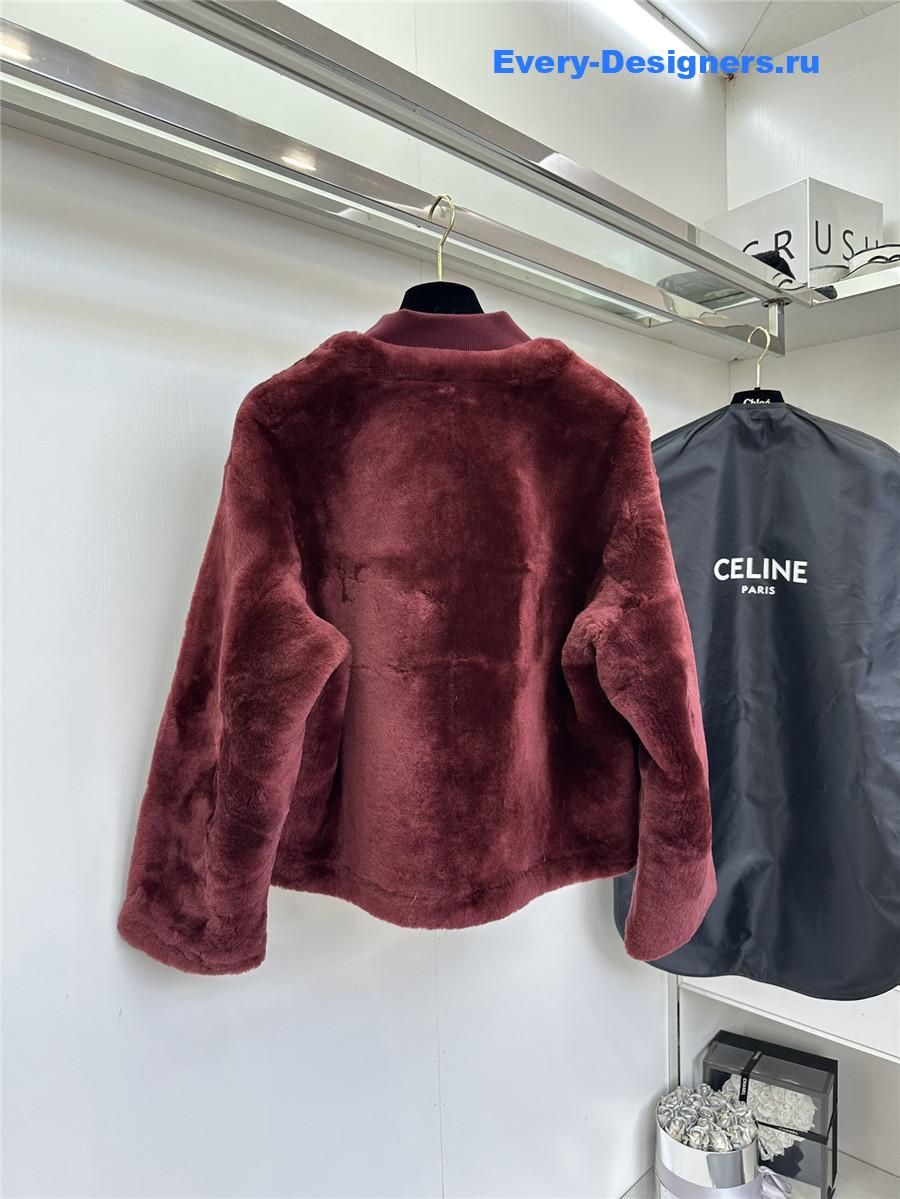 Ce1i*e shearling coat