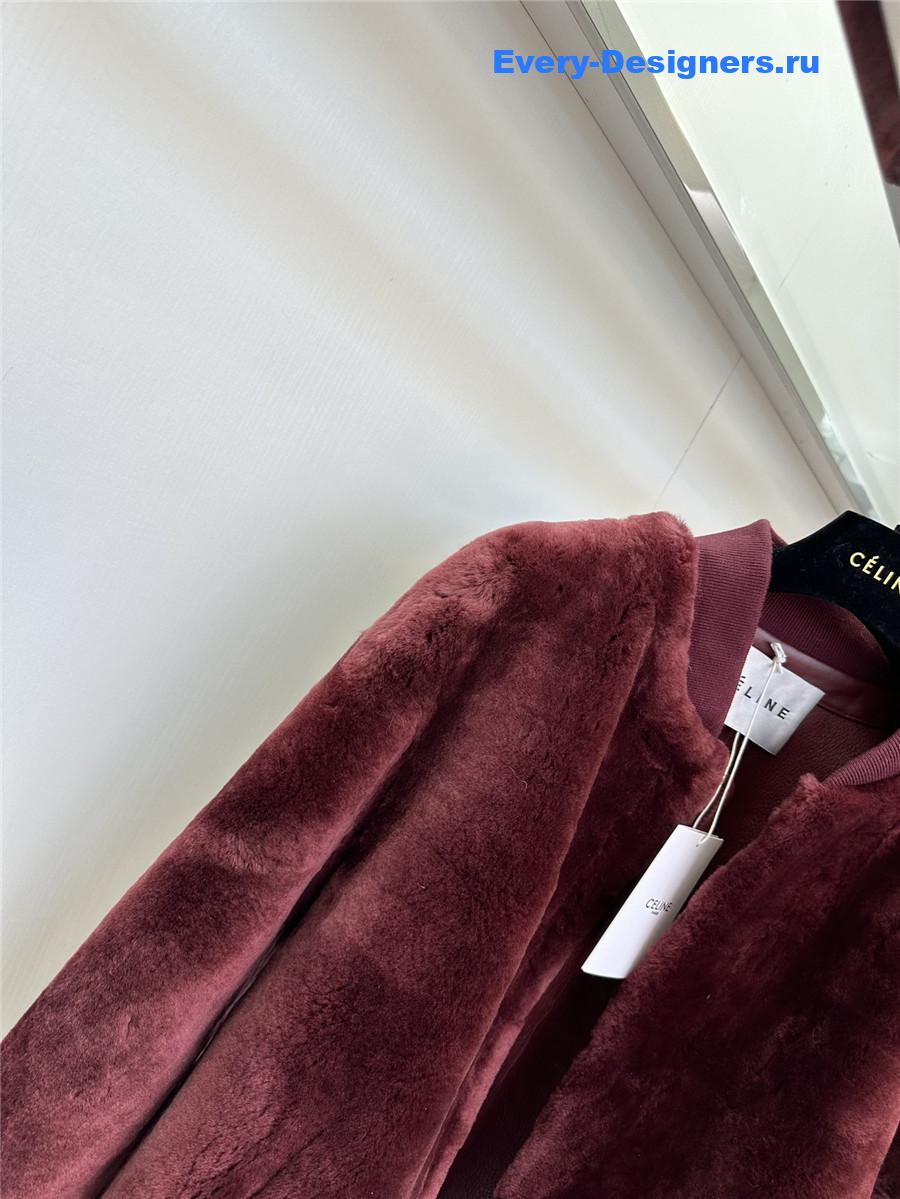 Ce1i*e shearling coat