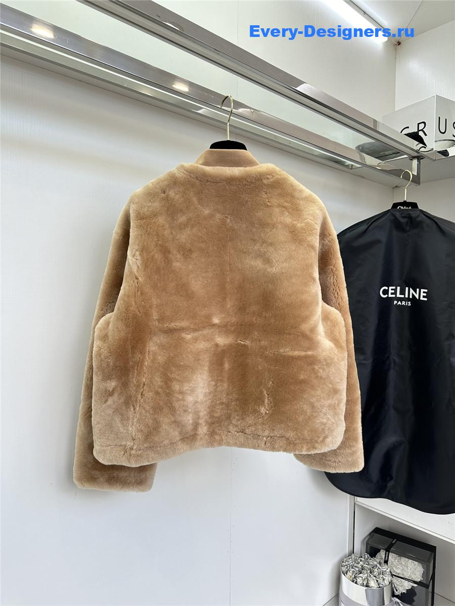 Ce1i*e shearling coat