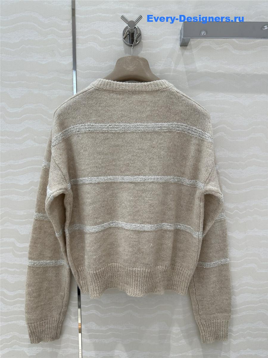 BC V-Neck Alpaca Cardigan in Beige