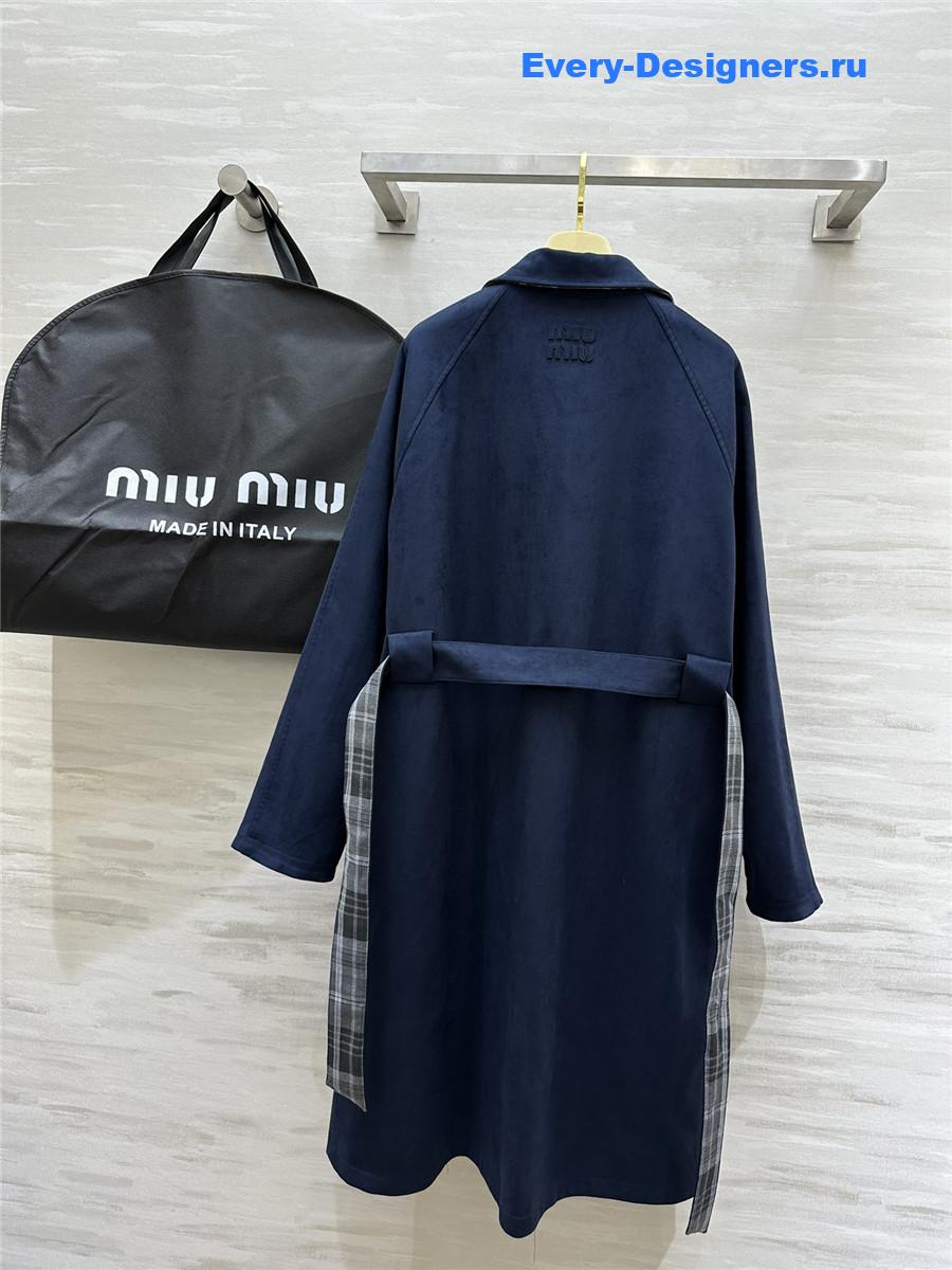 M1um1u reversible trench coat