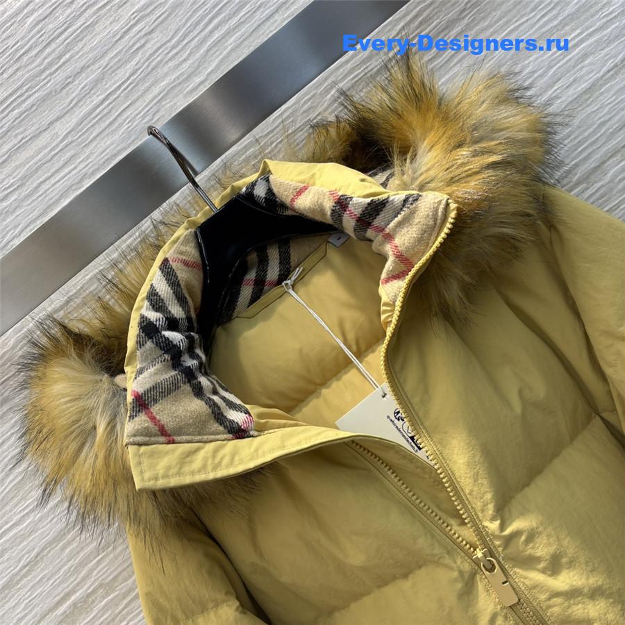 Bv*b*rry long h-line down jacket