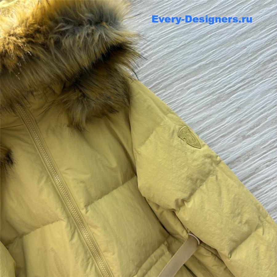 Bv*b*rry long h-line down jacket