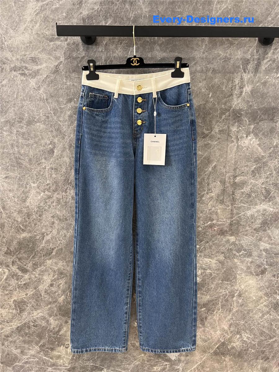 Ch**el 4-button straight trousers
