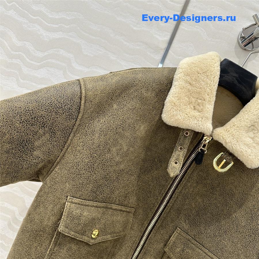 Ce1i*e shearling coat