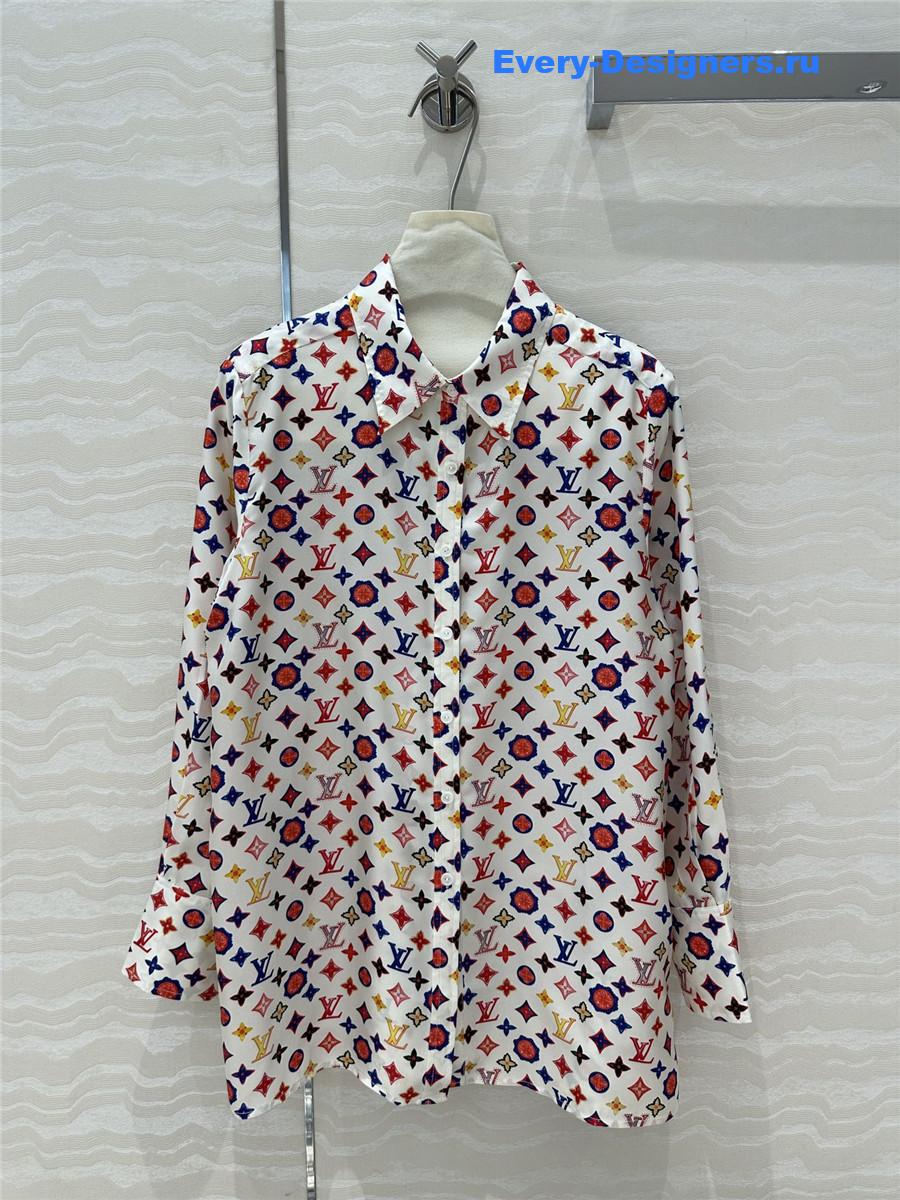 l0vis Vvtt0n lv silk shirt