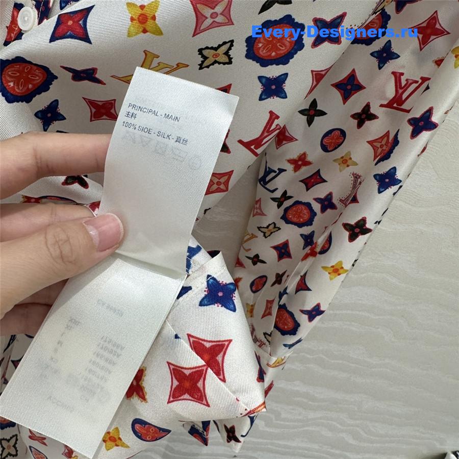 l0vis Vvtt0n lv silk shirt