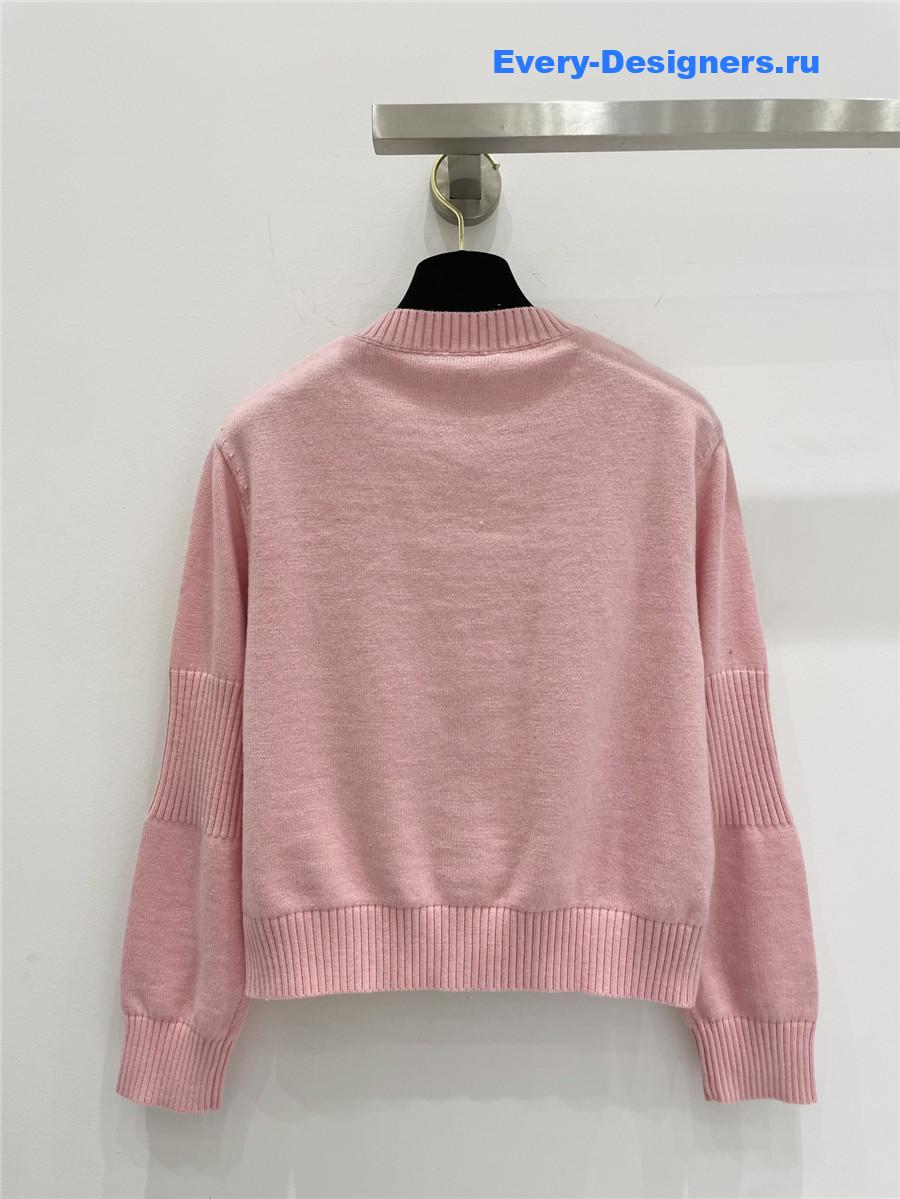 Ch**el vintage cashmere cardigan pink