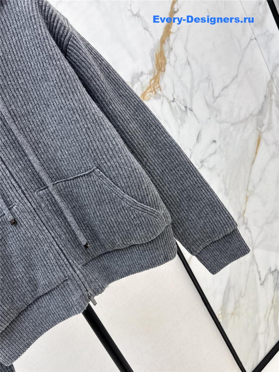 Vanitoo knitted quilted jacket